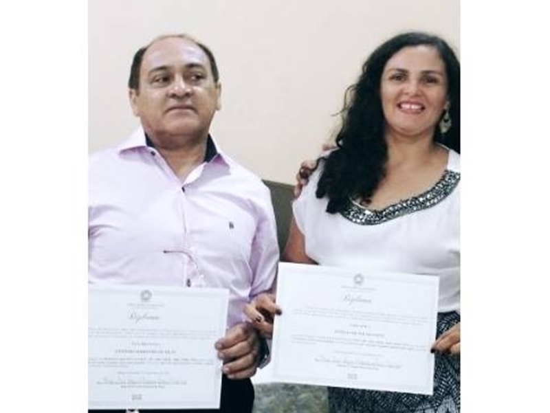 Vice-prefeito e sua esposa