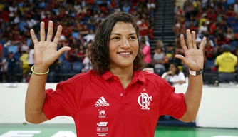 A judoca Sarah Menezes