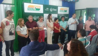 A Vice-Governadora Margarete Menezes e o Secretário de Saúde Florentino Neto