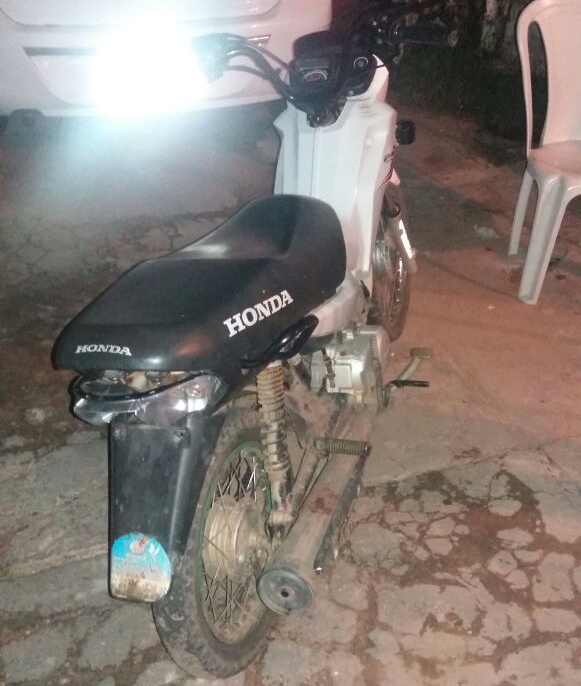 Motocicleta apreendida em Timon