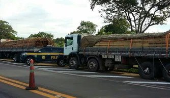 O caminhão seguia para o Estado de Alagoas.