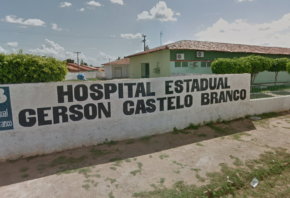 Hospital Estadual Gerson Castelo Branco, em Luzilândia.