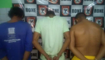 Suspeitos presos pela Rone