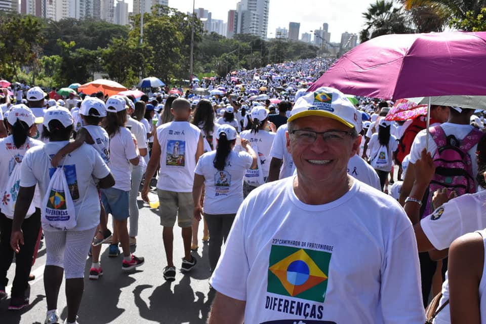 Assis Carvalho defendeu o respeito às pessoas durante a Caminhada.