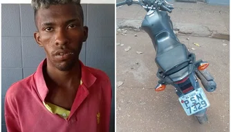 Francivan das Chagas foi encontrado com a motocicleta que possuía registro de roubo.