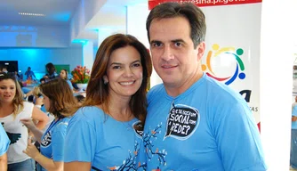Iracema Portella e Ciro Nogueira