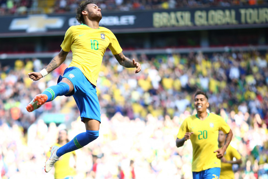 Autores dos gols:Neymar e Firmino.