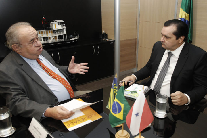 Deputado Heráclito Fortes e ministro Pádua Andrade.