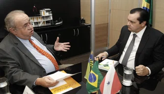 Deputado Heráclito Fortes e ministro Pádua Andrade.
