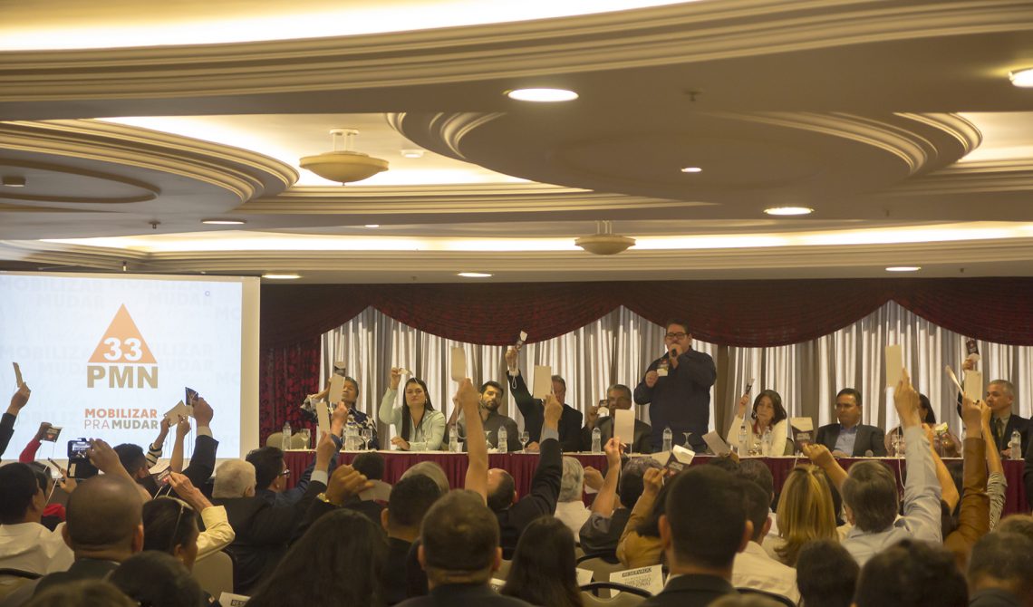 Convencionais do PMN decidem não lançar candidatura majoritária nem fazer aliança no primeiro turno.