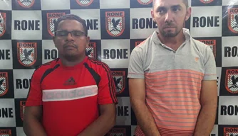 Presos Somerone Abreu Rocha e Ericson Francisco da Silva Santos