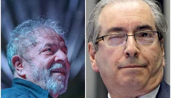Lula e Eduardo Cunha.