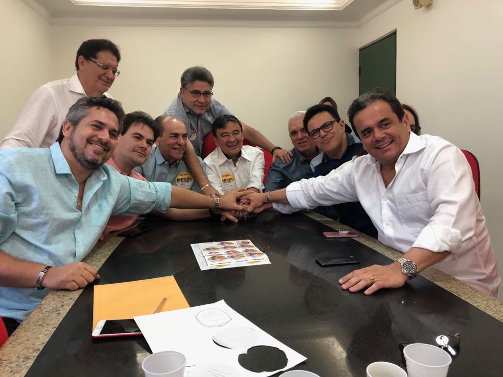 Reunião de Wellington Dias com o MDB em Teresina.