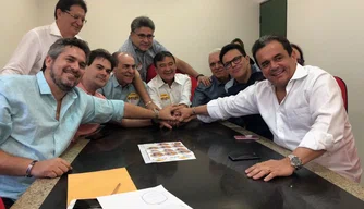 Reunião de Wellington Dias com o MDB em Teresina.