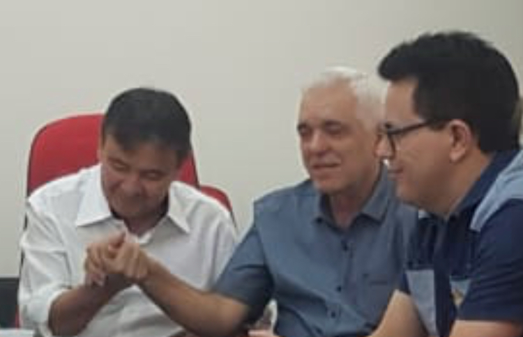 Reunião de Wellington Dias com o MDB em Teresina.