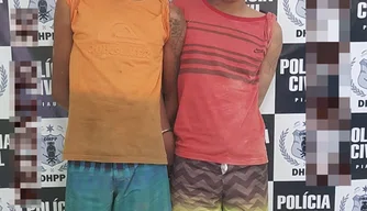 Os acusados teriam roubado uma motocicleta na Vila Nova Parnaíba.