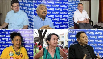 Candidatos ao Governo do Piauí divulgaram suas agendas de campanha.