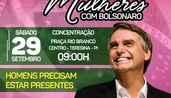 Ato a favor do presidenciável Bolsonaro