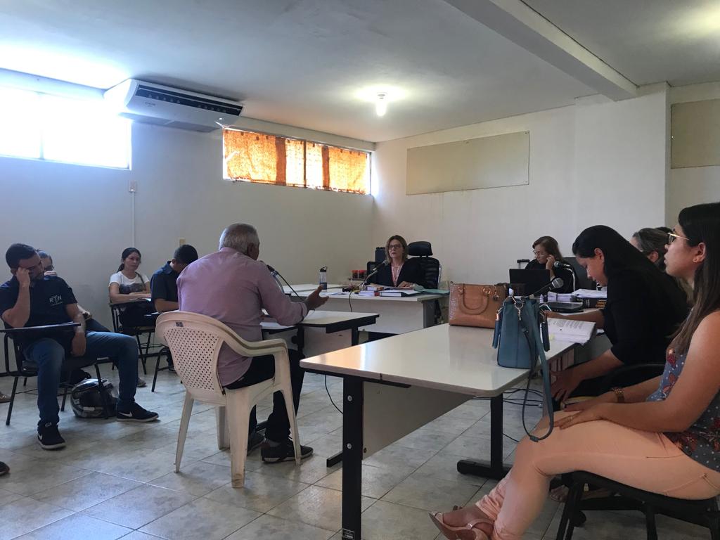 Audiência realizada no Tribunal do Júri em Picos.