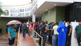 Manifestação de motoristas de aplicativos