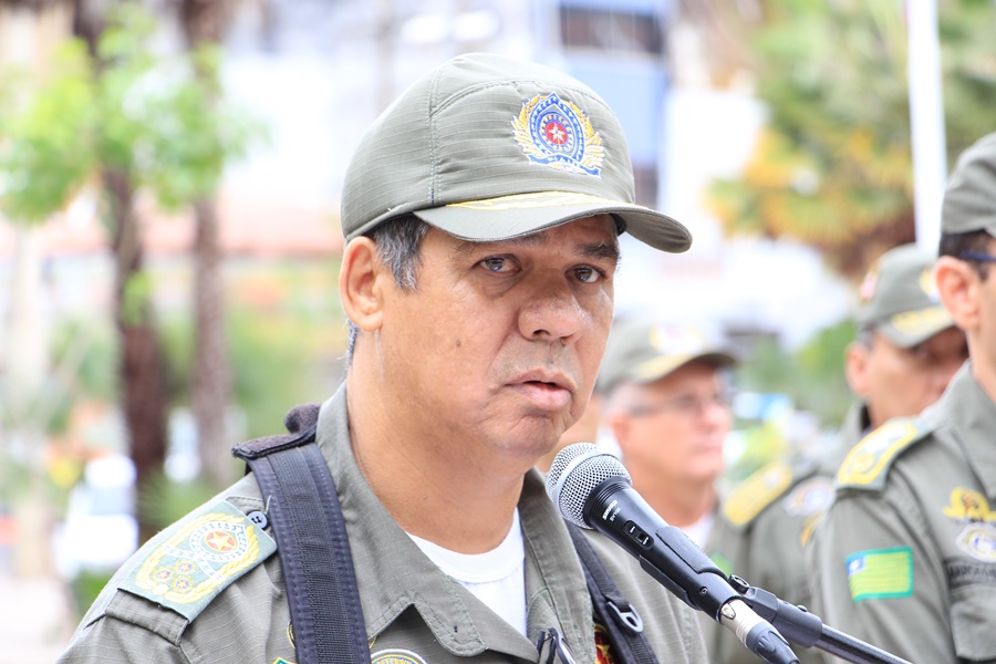 Comandante-geral da Polícia Militar, coronel Lindomar Castilho Melo