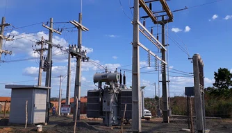 Subestação de energia da Eletrobras Piauí.