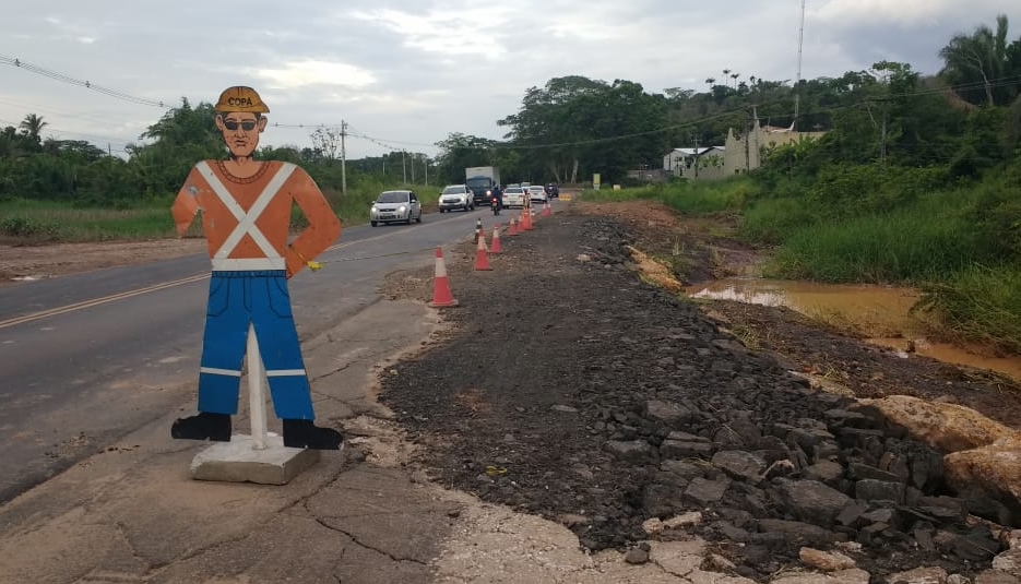Trecho da BR-343 na entrada de Teresina foi desbloqueado pela PRF.