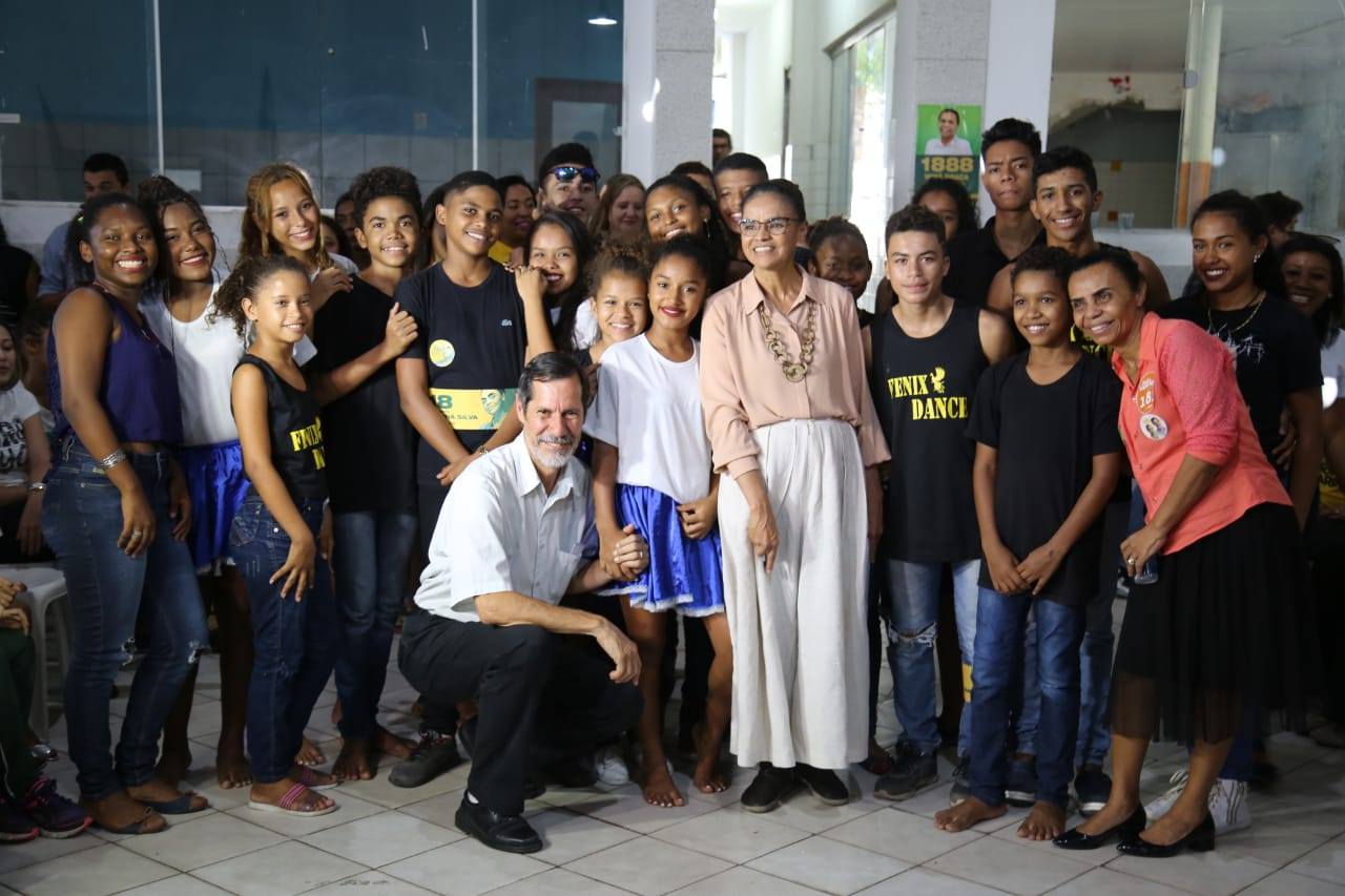 Marina Silva (Rede) em visita à Teresina.