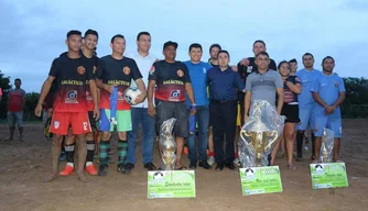 O time conquistou o título do 1º Campeonato de Futebol de Jabuti.