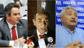 Senadores do Piauí, Ciro Nogueira, Marcelo Castro, Elmano Férrer.