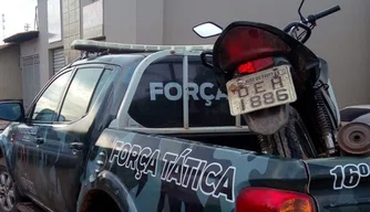 O veículo foi recuperado pela PM de José de Freitas