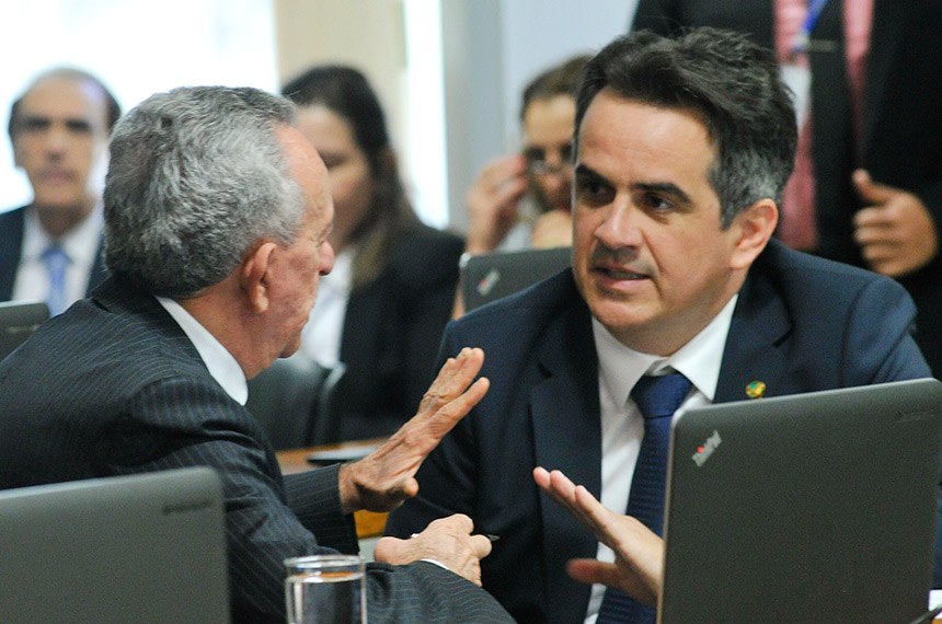 Ciro Nogueira e Benedito de Lira, relator da proposta.