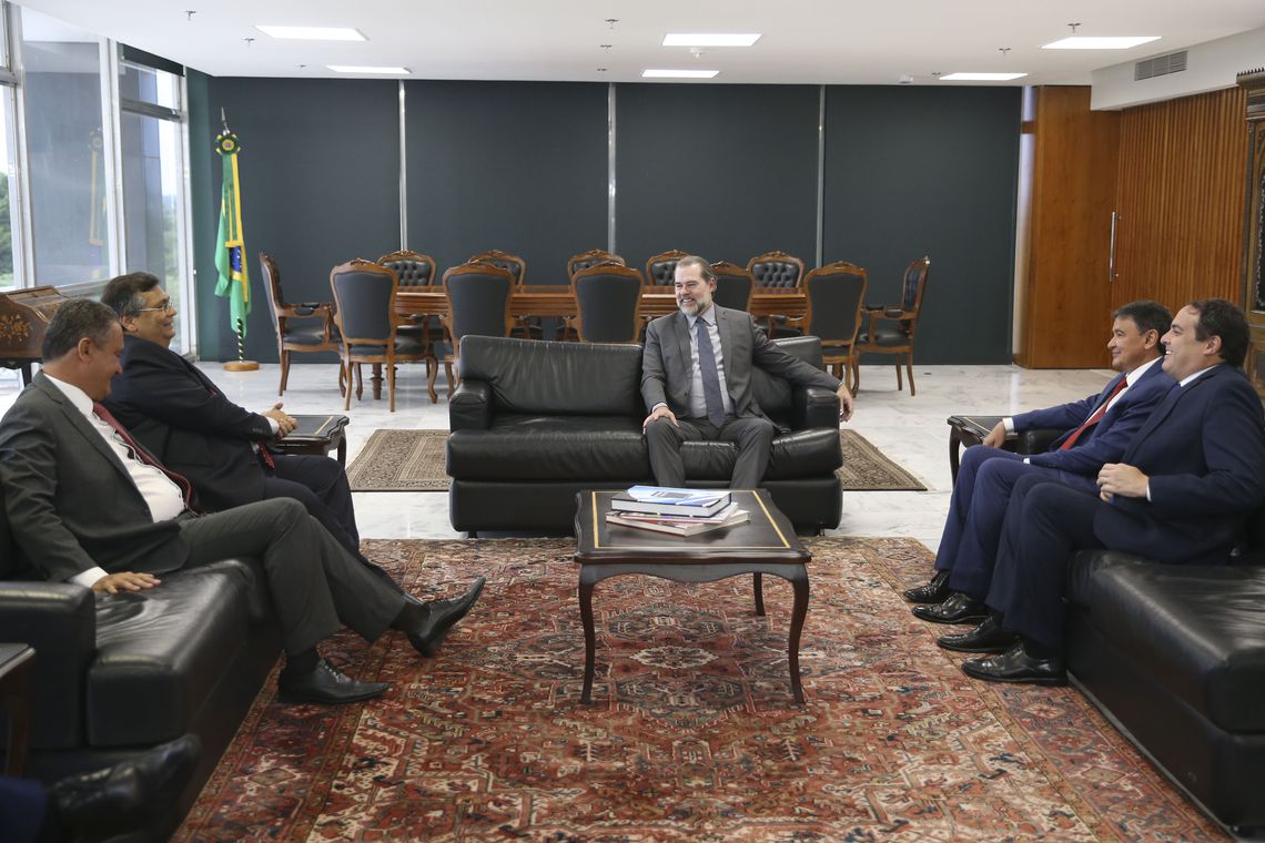 Reunião de governadores do Nordeste com o ministro Dias Toffoli.