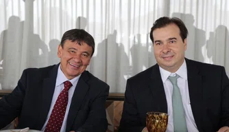 O Governador participou de almoço com o presidente do Congresso Rodrigo Maia