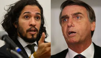 Jean Wyllys e Jair Bolsonaro.