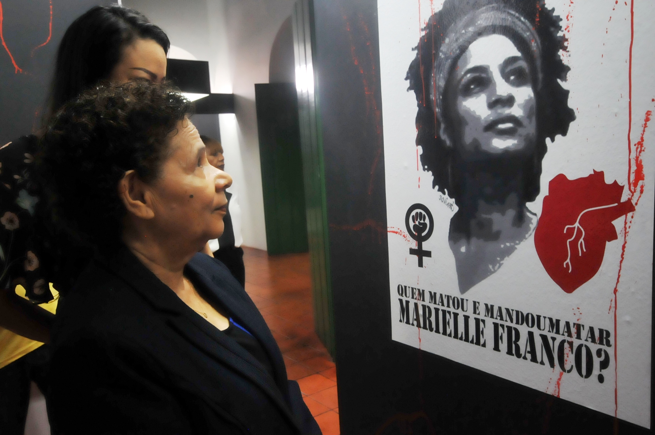 A governadora em exercício participou de uma exposição no Museu do Piauí.