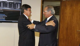 Audiência com ministro da Economia, Paulo Guedes.