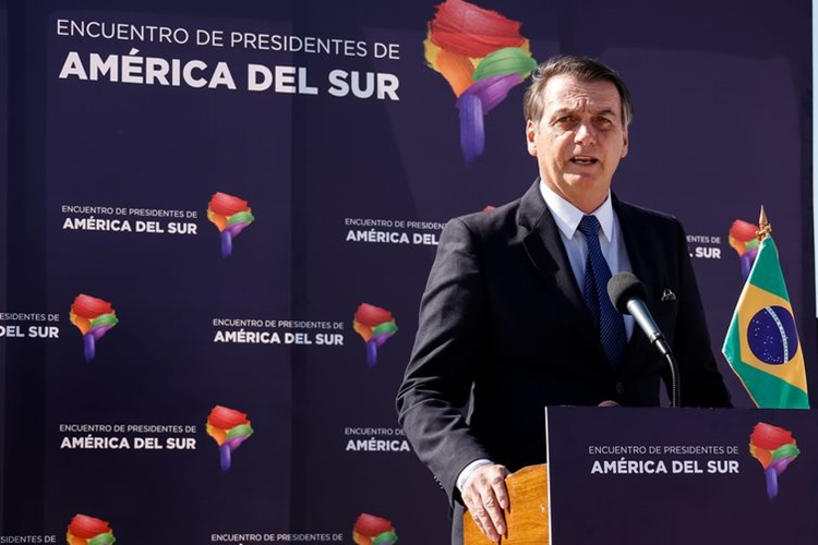 Jair Bolsonaro (PSL) cumpre agenda internacional no Chile.