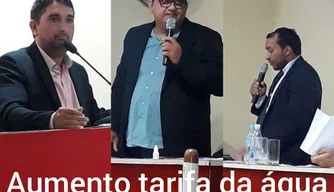 Vereadores: Fabiano, Albertone e Ardonis