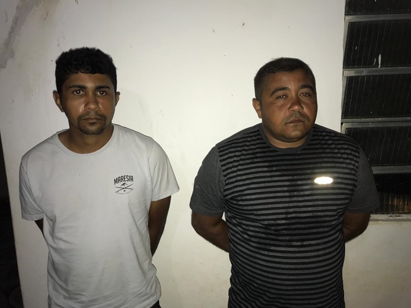 Delson Ferreira de Moura e Demilson Ferreira de Moura foram presos em Valença.