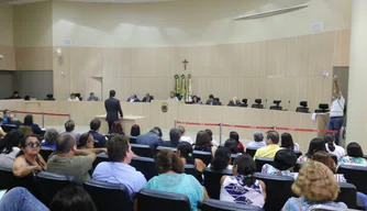 Audiência no Tribunal  de Contas do Piauí
