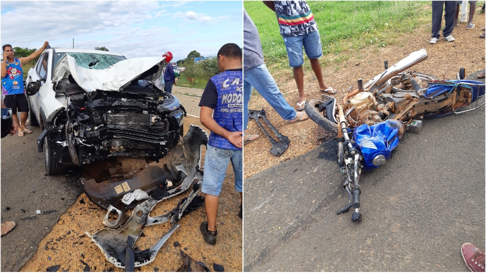 O acidente envolveu dois veículos que trafegavam pela BR-230.