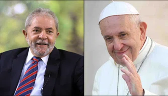 Ex-presidente Lula e Papa Francisco.