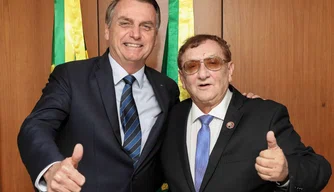 Presidente Bolsonaro e prefeito Mão Santa