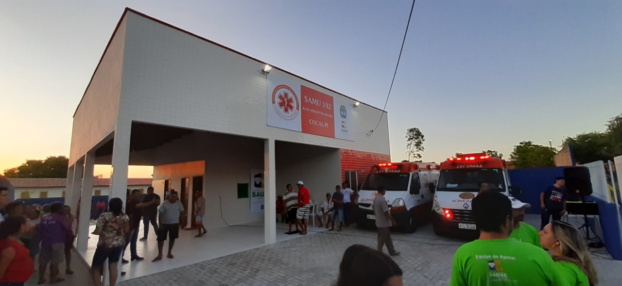 Nova sede do SAMU em Cocal do Piauí.