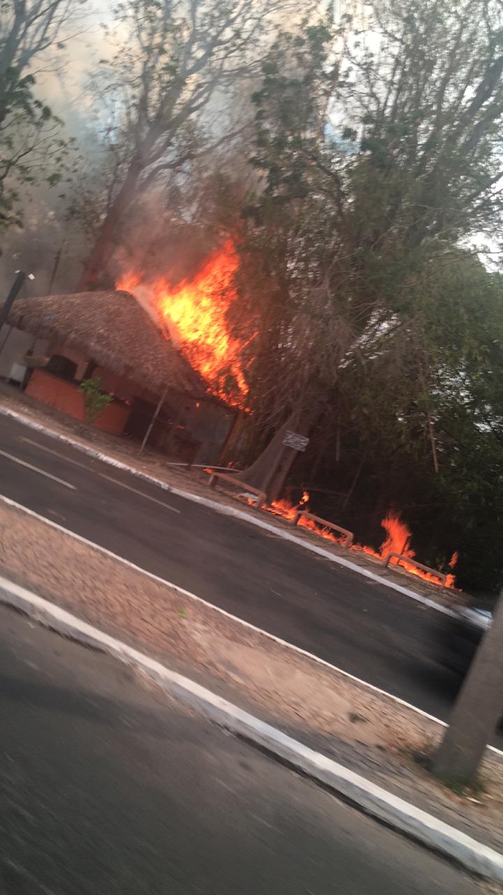 Incêndio começou na tarde desta terça-feira