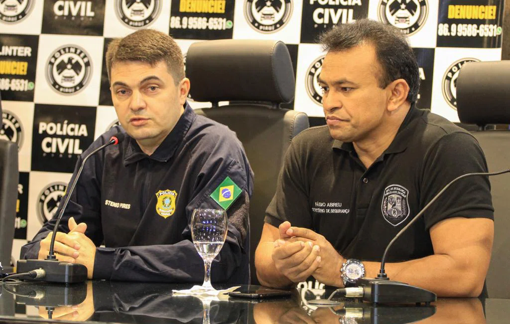 Superintendente Stênio Pires e secretário Fábio Abreu.
