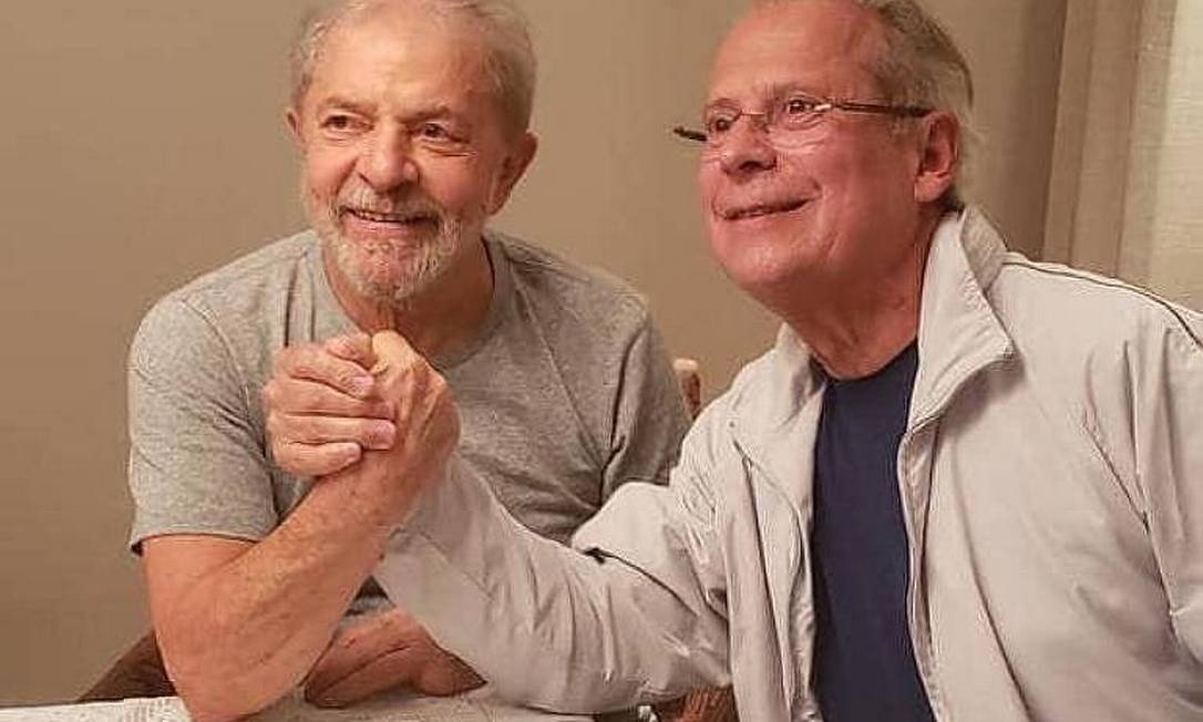 Lula e Dirceu.