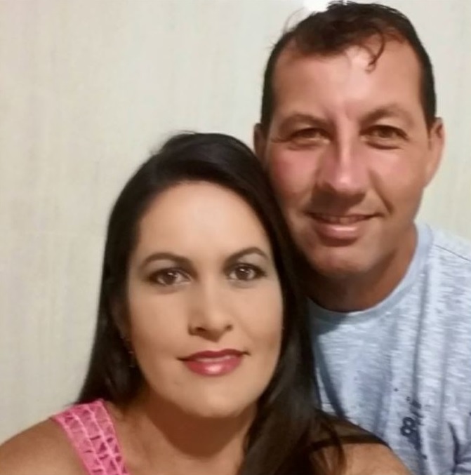 Adriana e o esposo, Sidiney Márcio dos Santos