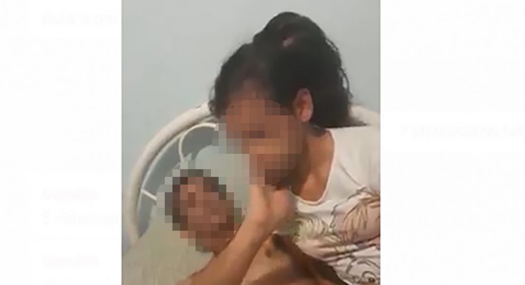 Homem que aparece agredindo as filhas em vídeo é preso
